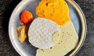 Ramassery Idli with chutney